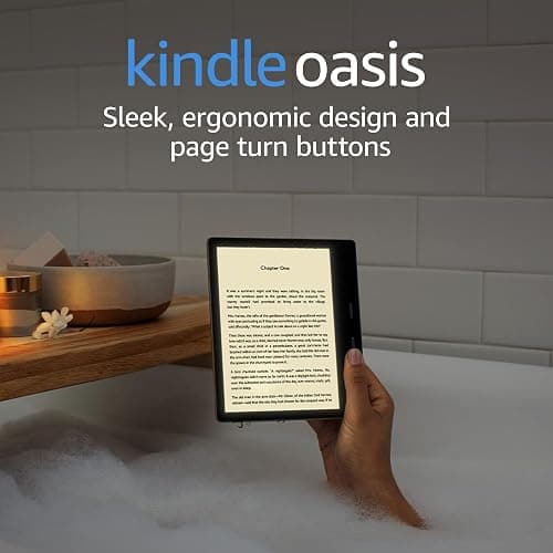 International Version – AT&T – Kindle Oasis – With 7” display and page turn buttons - 32 GB, Graphite - Free 4G LTE + Wi-Fi thumbnail 7
