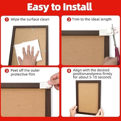 3M Double Sided Tape,1in X 9.85ft Heavy Duty Removable Mounting Tape | White Sticky Foam Tape for Wall, Picture Hanging Strips, Poster Hanger, Waterproof Adhesive Strips for LED Light thumbnail 5