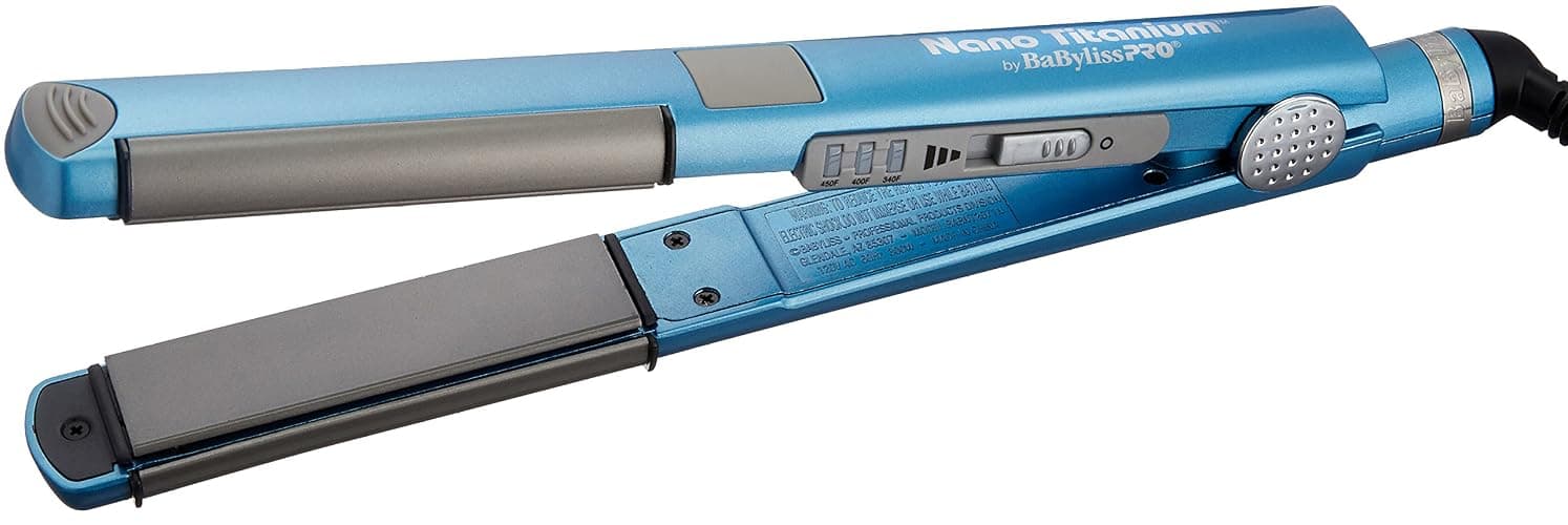 BaBylissPRO Nano Titanium Flat Iron Hair Straightener, 1" Curved Styler for Professional Salon Results and All Hair Types thumbnail 3