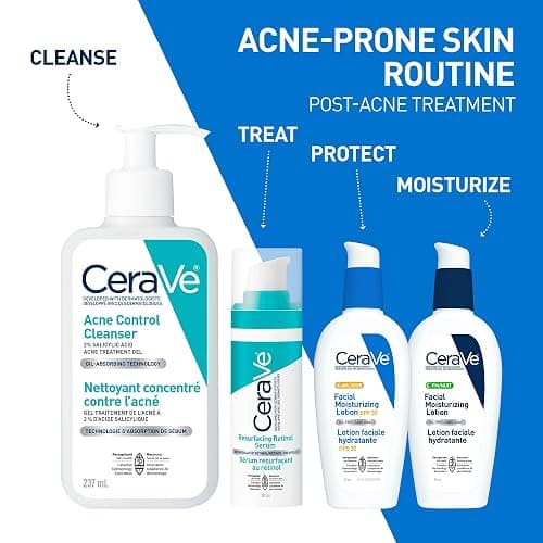CeraVe Resurfacing Retinol Serum For Face with Niacinamide. Helps even Skin Tone & Smoothness, Post-Acne Marks & Pore Minimizer. Gentle, Fragrance-free, Non-Comedogenic, Safe for Sensitive Skin, 30ML thumbnail 8