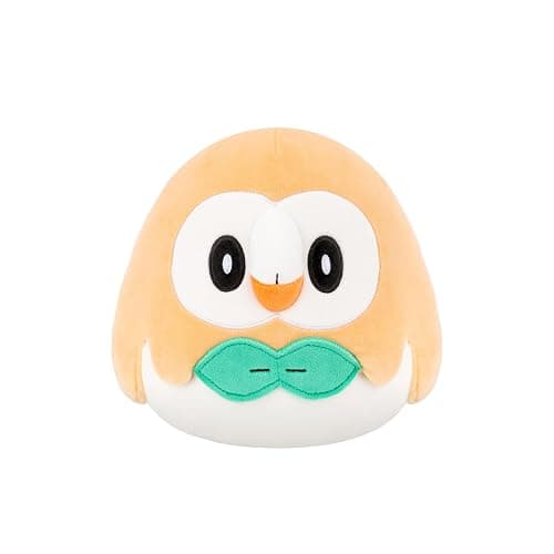 Squishmallows Original 8in Rowlet Pokémon Plush - Ultrasoft Official Jazwares Plush (Little) - Image 1