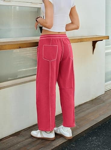 Yanekop Women's Baggy Wide Leg Palazzo Pants thumbnail 5