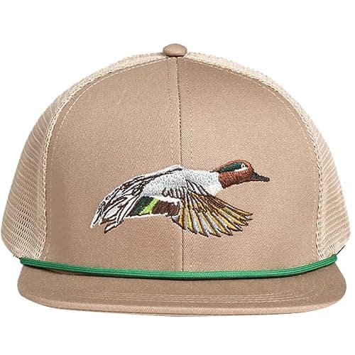 EDTREK Outdoorsman Pro Trucker Breathable Mesh Performance Cap - Flat Brim Snapback Hat thumbnail 2