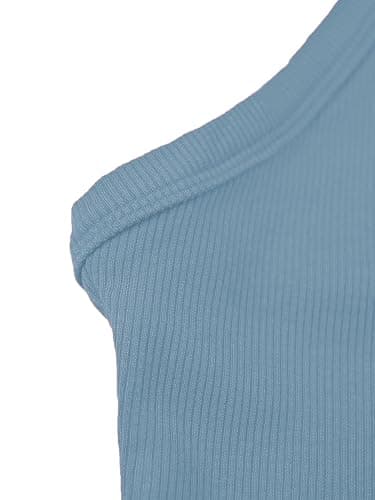 iGENJUN Workout Tops for Women Racerback Basic Tank Summer 2025 Camisole V Neck Slim Fit Ribbed Sleeveless thumbnail 5