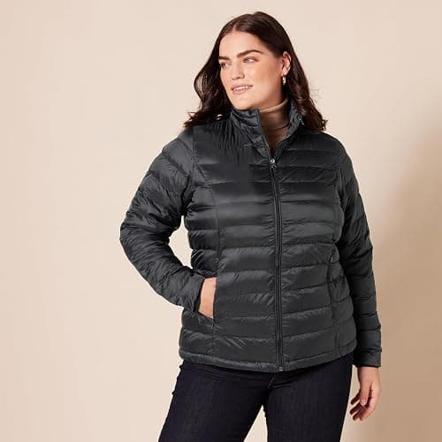 Amazon Essentials Women's Lightweight Long-Sleeve Water-Resistant Packable Puffer Jacket (Available in Plus Size) thumbnail 6