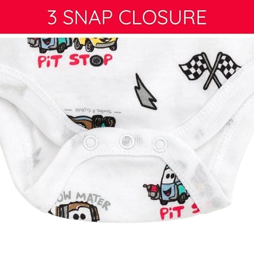 Disney Baby Girls Boys 3 Pack Bodysuits Newborn to Infant Sizes (Newborn - 24 Months) thumbnail 6
