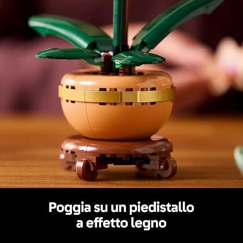LEGO Botanicals Mini-Orchidea - Fiori Finti con Vaso, Bocciolo e Foglie Artificiali da Costruire - Set da Collezione per Adulti - Idea Regalo di Compleanno per Donna, Uomo o Anniversario - 10343 thumbnail 7
