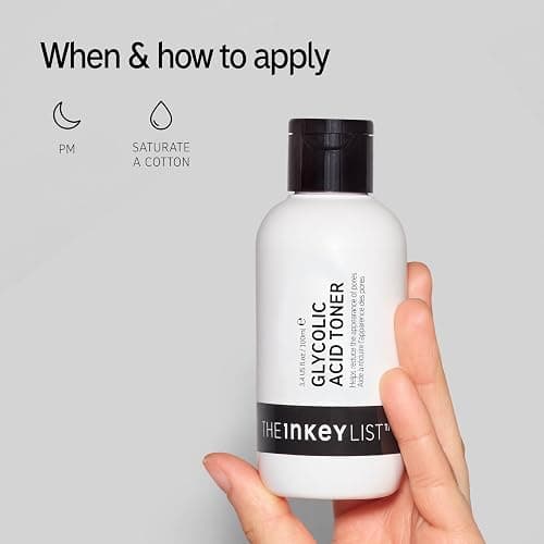 The INKEY List 10% Glycolic Acid Toner 100ml, Includes Witch Hazel, Pore Minimising Toner, Brightens Skin, Vegan Friendly, Suitable for Normal/Oily Skin thumbnail 4