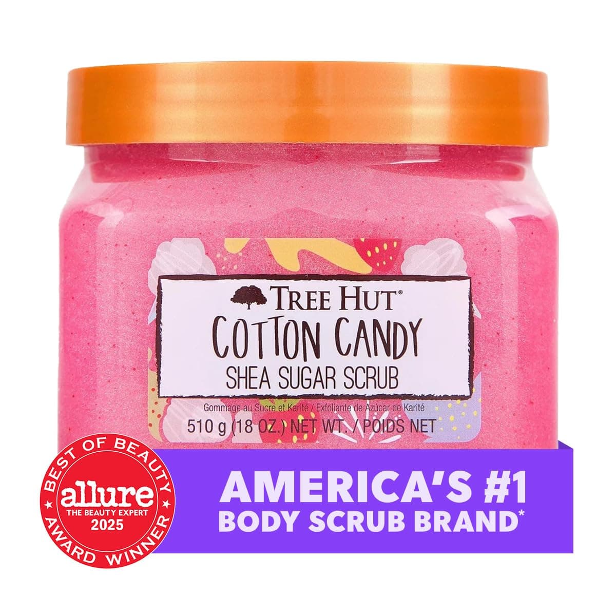 Tree Hut Cotton Candy Shea Sugar Scrub thumbnail 5