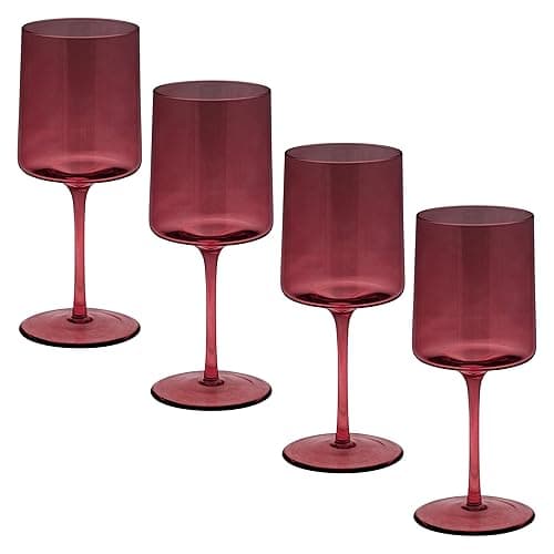 Karma Gifts Garnet Wine Glass Set