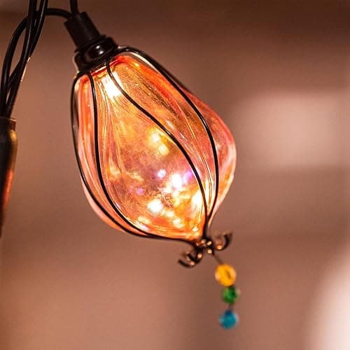 Vigdur Multicolor Outdoor String Lights with 10 Bulbs Connectable Waterproof, Indoor Outdoor Patio Light for Party Wedding Bedroom Cottagecore Decor thumbnail 4