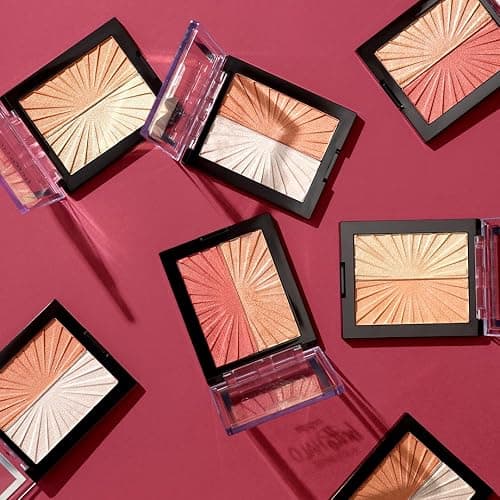 Wet n Wild MegaGlo Blushlighter, Blendable Blush & Highlighter Set, Shimmery Metallic Finish, Highlight Bling thumbnail 8