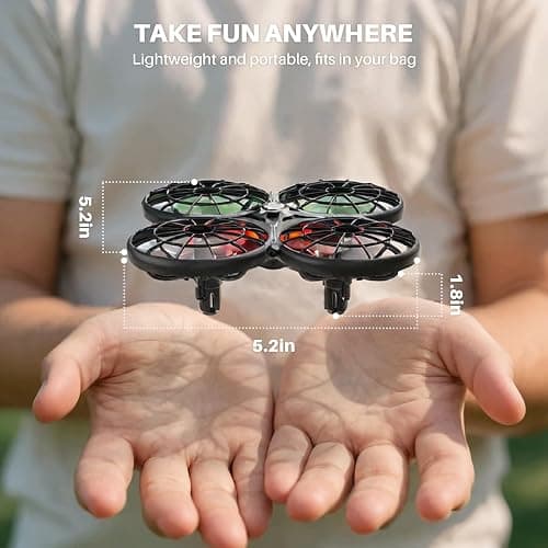 SYMA Drone for Kids 8-12 with Automatic Obstacle Avoidance, 20 Mins Flight Time(2 Batteries), One-Key 360°Flips and Altitude Hold, Safe Indoor Flying Toys for Boys and Girls thumbnail 8