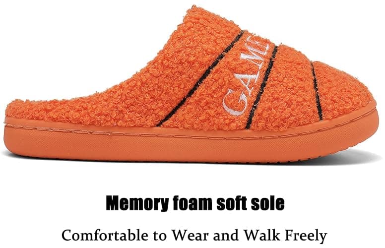 INMINPIN Kids Girls Boys Ball Sports Slippers Soft Curly House Shoes Memory Foam Non-Slip Indoor Outdoor Slippers for Sports Fan thumbnail 5