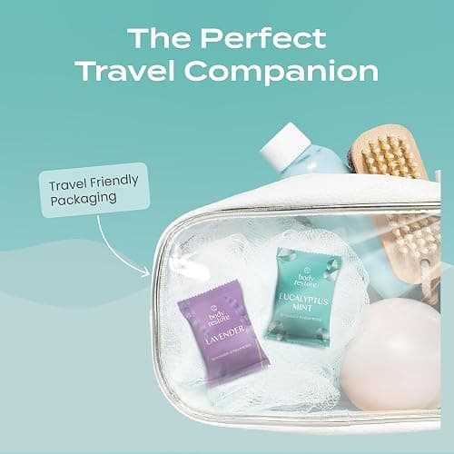 Body Restore Shower Steamers Aromatherapy 15 Pack - Christmas Stocking Stuffers for Men, Birthday Gifts for Women, White Elephant, Relaxation, Self Care - Eucalyptus thumbnail 9
