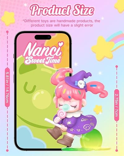 Rolife Nanci Action Figures - Sweet Time Surprise Blind Box Collectible Art Toy, Match with Super Creator Sets, Creative Christmas Birthday Gifts Adults thumbnail 3