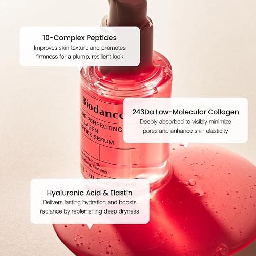 BIODANCE Pore Perfecting Collagen Peptide Serum, Skin Firming & Radiance Boost, Plumping, Pore Care, Makeup Prep Serum for All Skin Types, Korean Skincare, Stocking Stuffers | 1.01 fl.oz x 1 ea thumbnail 6
