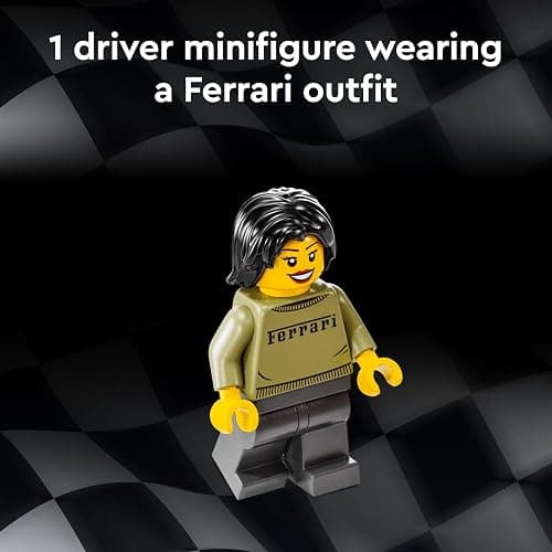 LEGO Speed Champions Ferrari F40 Supercar, Toy Car Model Building Set with Driver Minifigure, Collectible Ferrari Toy for Kids Ages 9 and Up, 76934 thumbnail 3