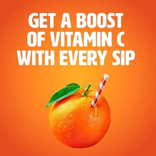 Tropicana 100% Juice Orange Blend, Single Serve, 10 fl oz Bottles (Pack of 24) - Real Fruit Juice, Vitamin C Rich, No Added Sugars, No Artificial Flavors thumbnail 5