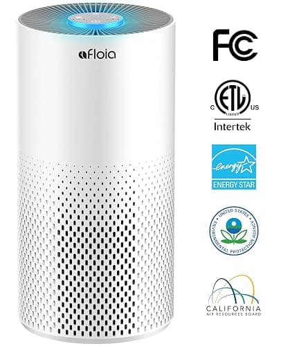 Afloia Air Purifiers for Home Bedroom Large Room Up to 1076 Ft², 3-Stage Filter Cleaner Odor Eliminator, Remove Pets Dust Dander Hair Allergy Mold Pollen Smoke Smell, Quiet 22 dB, 7 Colors Night Light thumbnail 3