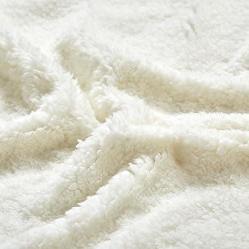 MERRYLIFE Sherpa Throw Blanket Ultra-Plush Comfort | Decorative, Soft, Colorful | Home, Couch, Outdoor, Travel Use (Zebra, 60" 70") thumbnail 6