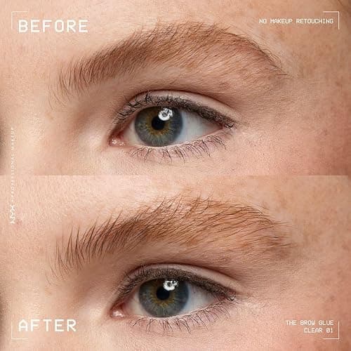 NYX PROFESSIONAL MAKEUP The Brow Glue, Extreme Hold Eyebrow Gel - Clear thumbnail 7