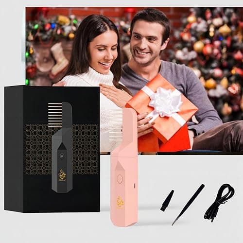 Electric Incense Burner,Portable USB Rechargeable Arabic Incense Diffuser,Handheld Muslim Ramadan Festival Incense Burner，Suitable for Daily Use and Muslim Ramadan. (Pink) thumbnail 3