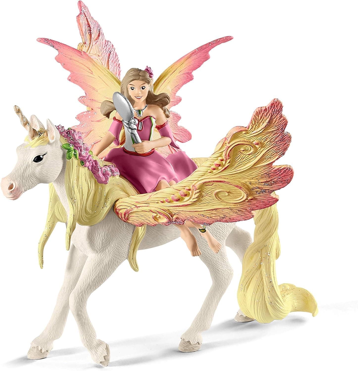 schleich BAYALA 70568 Pegasus Unicorn Feya Figure with Mirror and Magnet Gift for Girls and Boys Birthday Decoration and Collectible Figures from 5 Years | Set of 3 thumbnail 10