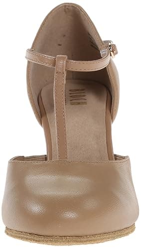 Bloch Women's Splitflex T-Strap Character Shoe, Versatile Shoe, Cushioned Insole, Suede Forefoot Outsole, Short Shank with an Elastic Panel, Comfortable, High Durability, Superior Fit thumbnail 2