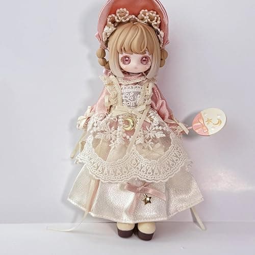 CALEMBOU Blind Box BJD Dolls, Vintage Treasures Series 15cm Ball Jointed Doll, Cute Dress Up Doll with Joints, Mystery Collectible Anime Action Figure Toys, Gift for Girls Boys thumbnail 3