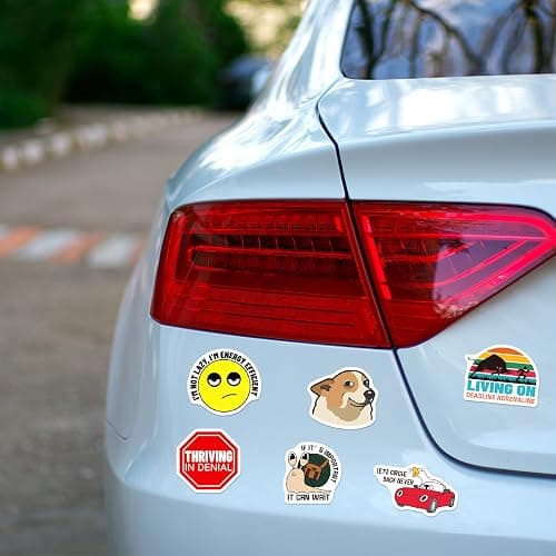 zheyistep 200PCS Funny Procrastination Stickers, Meme Stickers for Adults, Sarcastic Quote Vinyl Sticker Pack for Laptop Water Bottle Phone Case Journal Helmet thumbnail 6