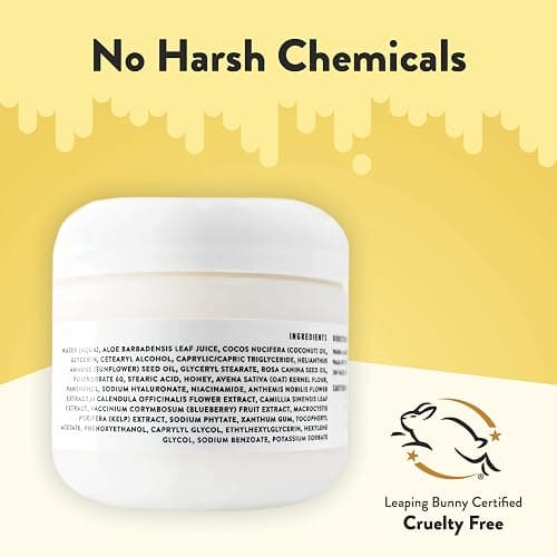ECZEMA HONEY Soothing Facial Cream - Eczema Lotion for Face, Eyelids, Lips, and More - Natural Dry Skin Repair (2 Oz) thumbnail 5
