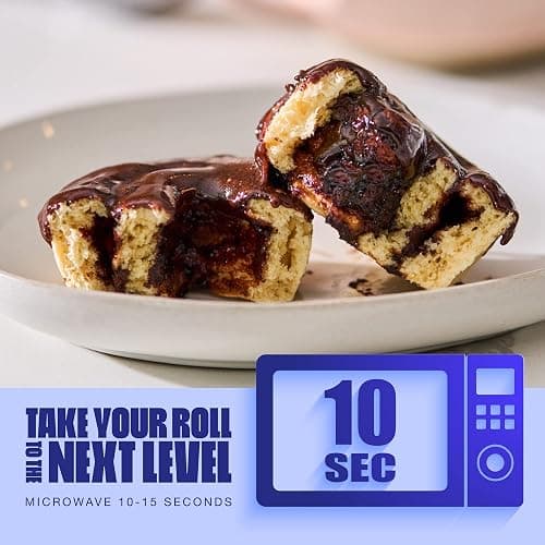 Legendary Foods 20g Protein Chocolate Sweet Roll - Premium High Protien Bars, Low Carb Meal Replacement Snack, Low Glycemic Index, Gluten Free Snacks - Zero Sugar, Keto and Diabetic Friendly 8-Pack thumbnail 4