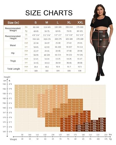Fleece Lined Tights Women, Fake Translucent Thermal Winter Warm Fleece Tights, Sheer Thick Pantyhose Leggings for Women thumbnail 5