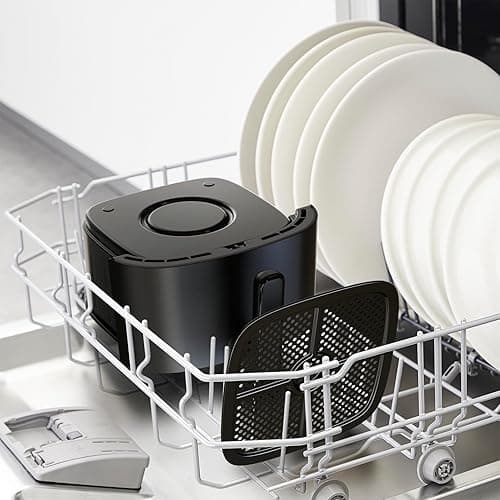 Moulinex Easy Fry Max 5L - Freidora aire 1500W, ahorro energético hasta 70%, panel control intuitivo, 10 programas automáticos, para 6 personas, Incluye Pinzas Coladoras, Negro, EZ245820ES thumbnail 8