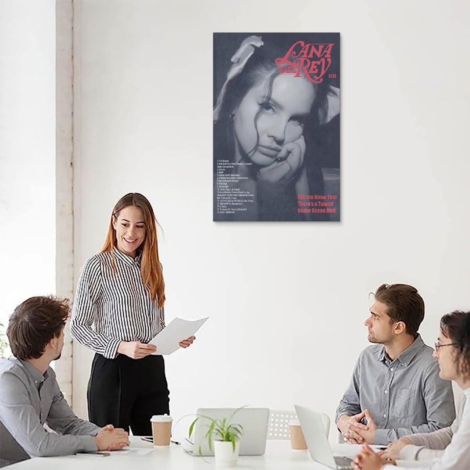 Lana Poster Del Rey Music Vintage Poster Canvas Painting Wall Art Picture Home Decor Print For Bedroom Living Room Dorm Study Bar Office 12x18inch(30x45cm) thumbnail 5