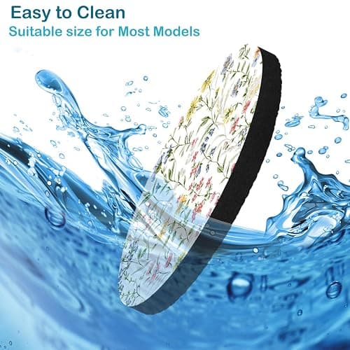 Car Cup Holder Coasters, 2 Pack – 2.75" Universal Auto Anti-Slip Insert Coaster, Rubber Car Coasters, Personalized Car Accessories for Women & Men (Wildflowers) thumbnail 3