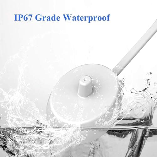 LAP POW Replacement Charger Compatible with Oral B Electric Toothbrush Series 3 4 5 6 Pro 1000/3000/5000, Inductive Charging Base Portable Waterproof Power Cord Environmental ABS, Model XT-3757 White thumbnail 4
