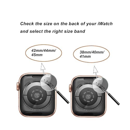 Secbolt Bling Band and Case Compatible with Apple Watch Band 38mm 40mm 41mm 42mm 44mm 45mm, Women Dressy Metal Bracelet with Rhinestone Bumper for iWatch Series 9/8/7/SE/6/5/4/3/2/1 thumbnail 3