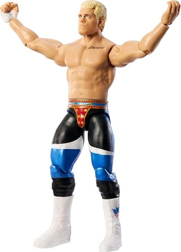 Mattel WWE Cody Rhodes “The American Nightmare” Action Figure, Main Event Series #153 6-inch Collectible with 10 Articulation Points & Life-Like Look thumbnail 4