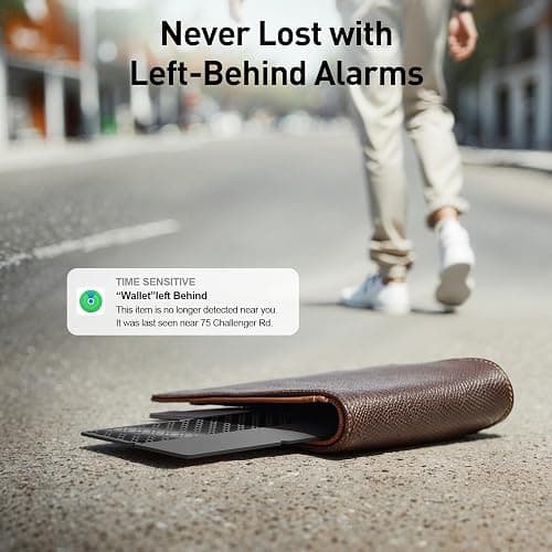 BFADEHA 2025 [Apple MFi Certified] (iOS Only) Bluetooth Tracker Smart Finder for Apple Find My iPhone Card Wallet GPS Tracker, 5-10 Years Battery, Keys Finder and Item Locator for Keys, Bags, Passport thumbnail 7