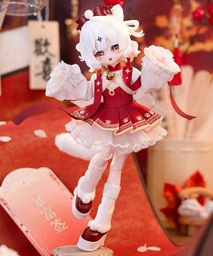 CALEMBOU BJD Blind Box, 1/8 Bonnie Fortune Small Sign Spirit Series 20cm Ball Jointed Doll, Cute Dress Up Doll with Joints, Collection Action Figure for Birthday Christmas thumbnail 8