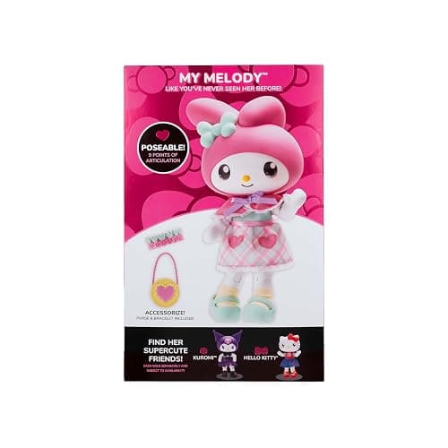 Hello Kitty® and Friends Premier 8-Inch Articulated Figure - Classic My Melody™ Series 1 Poseable Doll - Officially Licensed Sanrio Product - Ages 6+ thumbnail 5