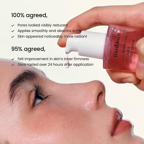 BIODANCE Pore Perfecting Collagen Peptide Serum, Skin Firming & Radiance Boost, Plumping, Pore Care, Makeup Prep Serum for All Skin Types, Korean Skincare, Stocking Stuffers | 1.01 fl.oz x 1 ea thumbnail 7