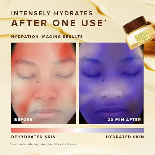 Farmacy Ceramide Face Moisturizer - Honey Halo Hydrating Facial Moisturizer for Dry Skin - Plumps, Soothes + Restores Skin with Potent Ceramides + Buckwheat Honey for a Dewy, Healthy Glow (50ml) thumbnail 9