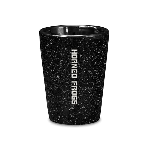 Rico Industries NCAA Primary OR Wordmark Logo 2oz Ceramic Shot Glass for Fans, Laser Engraved In Team Color Single Shot Glass - Image 1