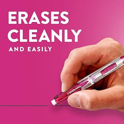 Paper Mate Clearpoint Mechanical Pencils, 0.7mm HB #2 Lead, Black Barrels, 4 Count - School Supplies, Note Taking thumbnail 5