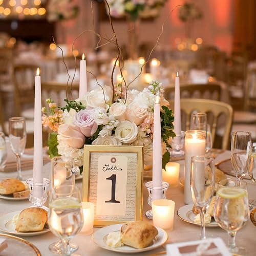 Glass Taper Candle Holders Set of 6 Clear Crystal Candle Holders for Candlesticks, Elegant Candlestick Holders for Table Centerpiece Wedding Party Christmas Thanksgiving Festival thumbnail 4