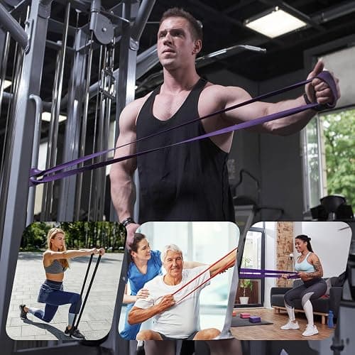 Resistance Band, 100% Latex Widerstandsband, Einzelpackung Gymnastikband, Widerstandsband Krafttraining Fitnessband Gummiband Sport für Muskelaufbau, Yoga, Pilates, Krafttraining thumbnail 7