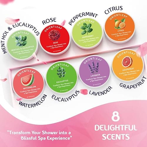Shower Steamers Aromatherapy, 8 Pcs Stress Relief Shower Bombs, Mothers Day Gifts, Birthday Gifts for Women, Self Care & Relaxation Gifts for Women, Stocking Fillers thumbnail 4